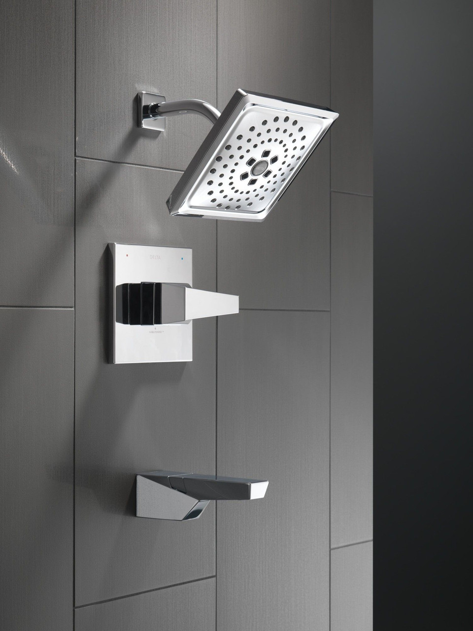 T14443-PR Trillian 14 Series H2Okinetic Tub Shower Trim, Lumicoat Chrome