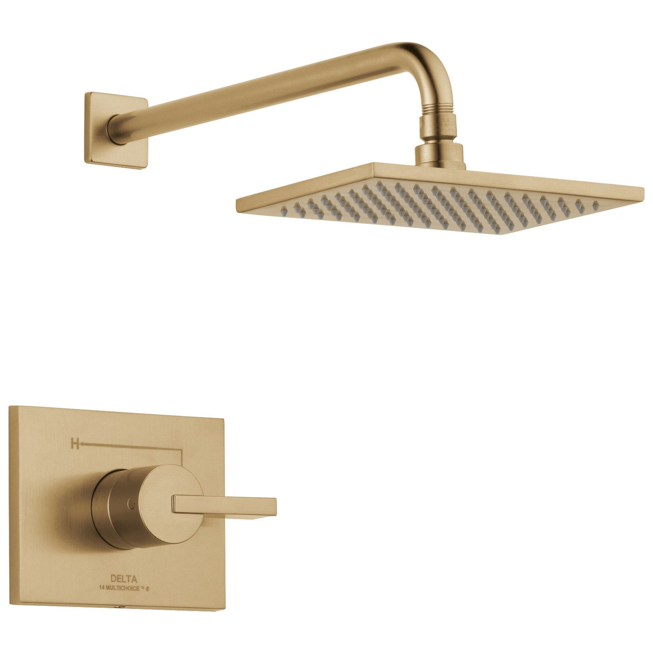 T14253-CZ-WE Vero Monitor 14 Series Shower Trim, Champagne Bronze