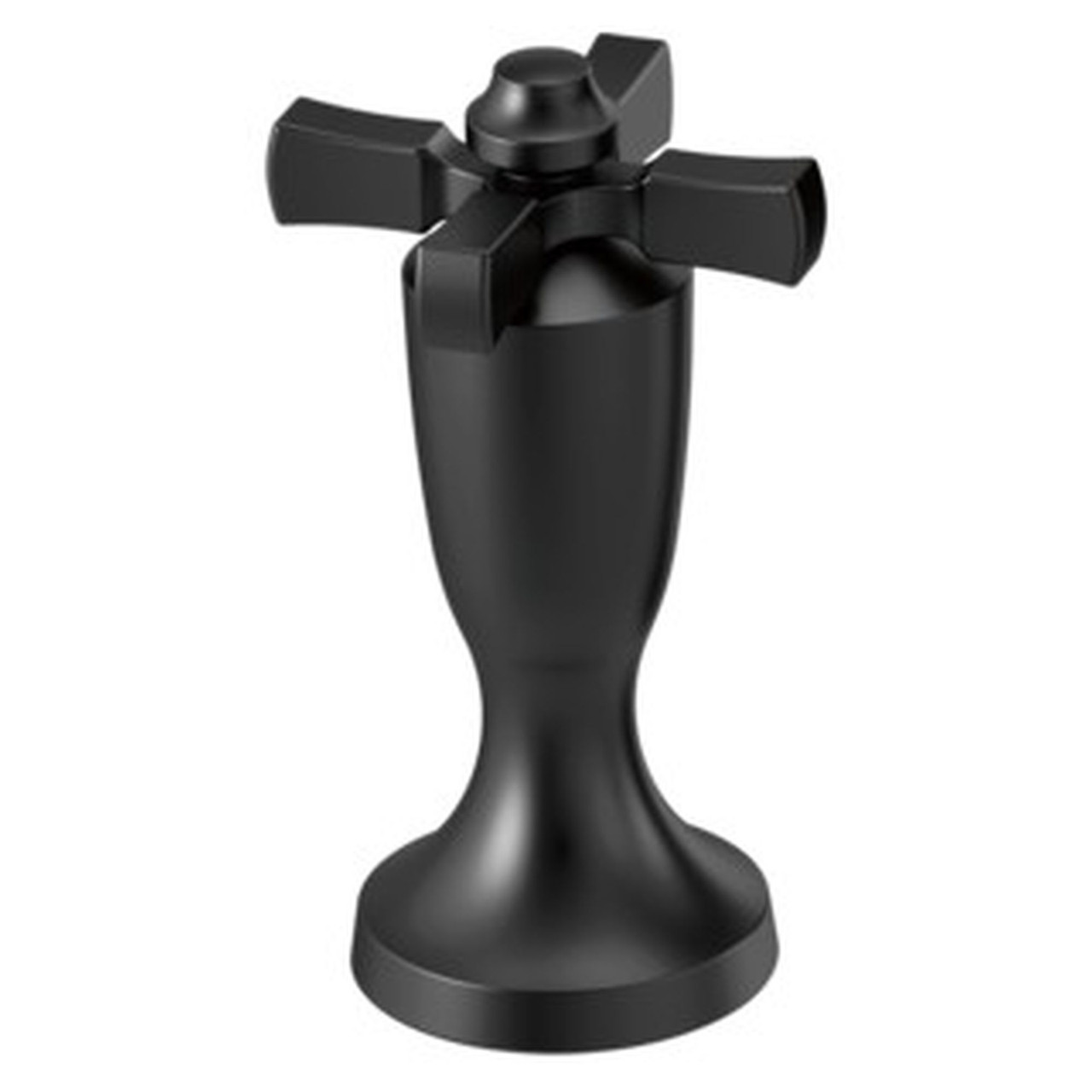 H570BL Dorval Handle 1C-Roman Tub and WM Tub Filler, Matte Black