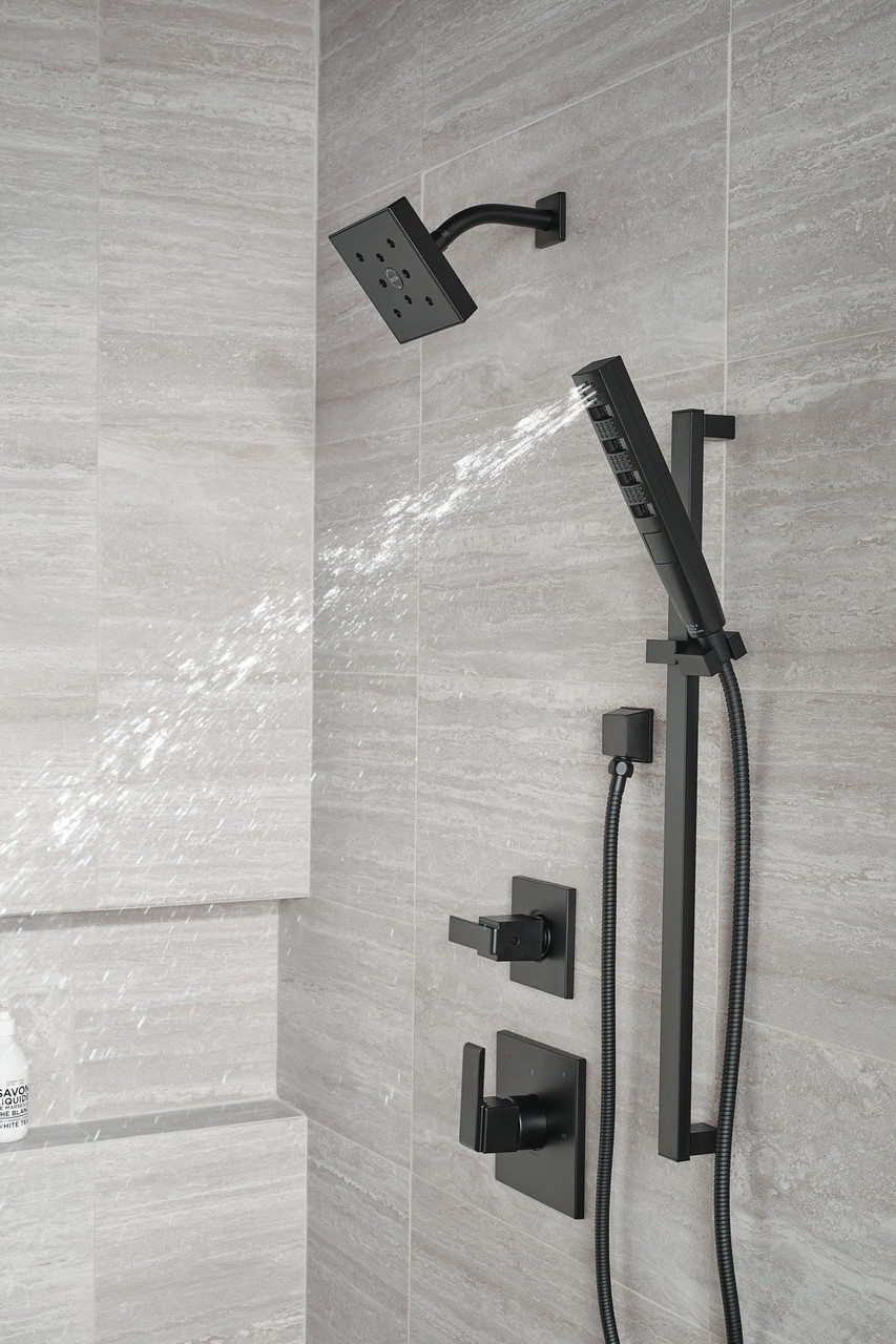 T14267-BL Ara Monitor 14 Series H2Okinetic Shower Trim, Matte Black