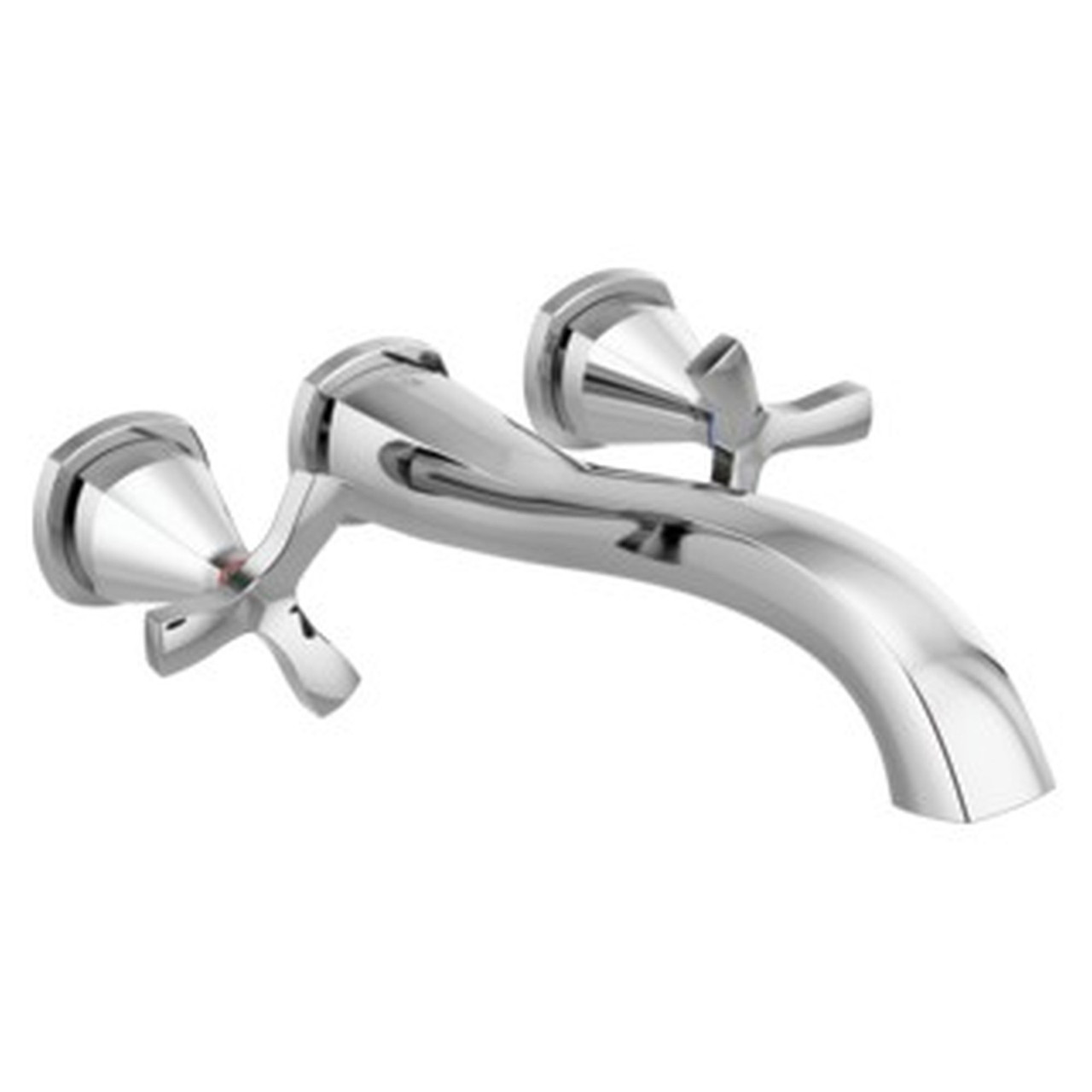 T57766-WL Stryke Delta Stryke Wall Mounted Tub Filler, Chrome