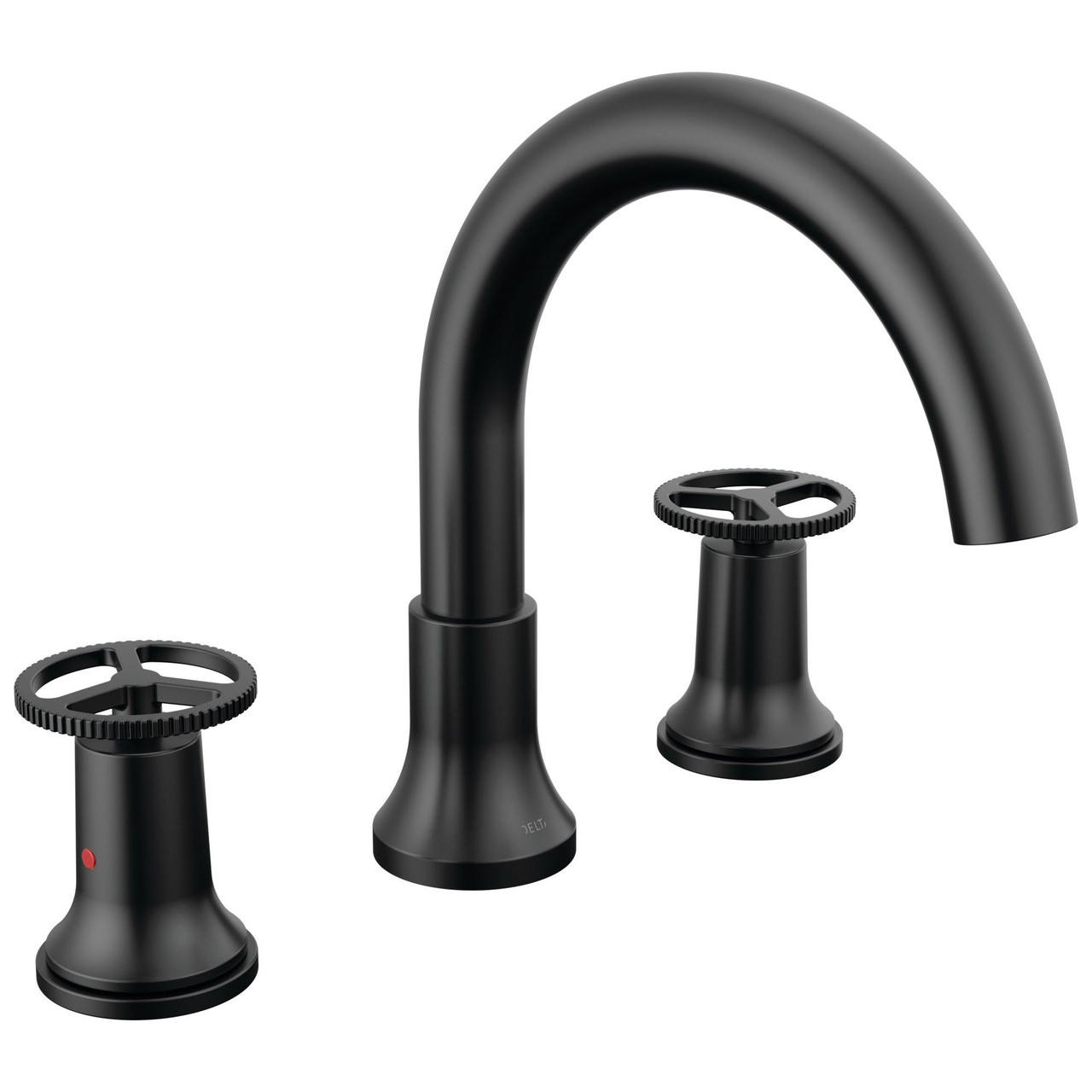 T2758-BL Trinsic Delta Trinsic Roman Tub Faucet Trim, Matte Black