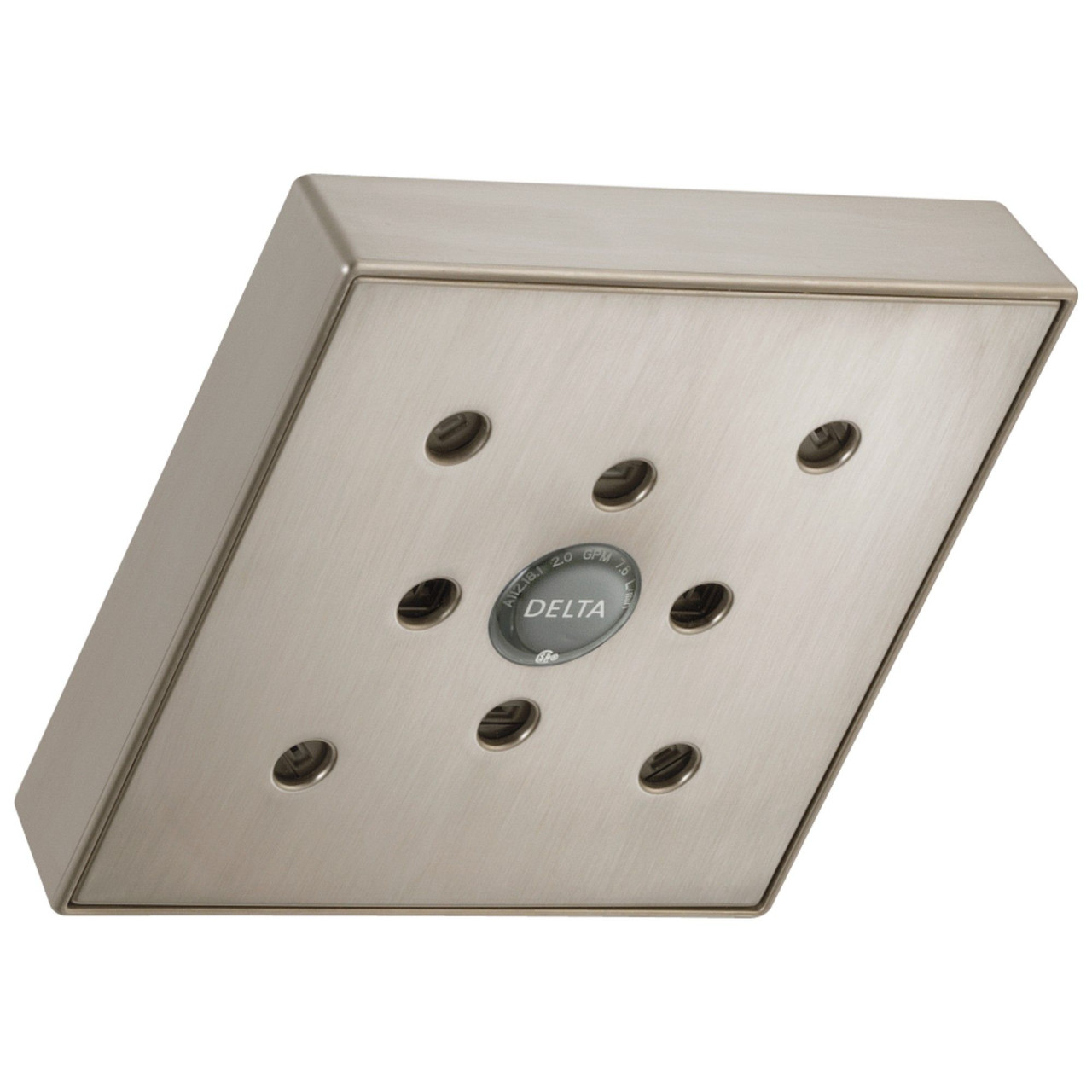 RP70171SSPR Universal Showering Components H2Okinetic Single-Setting Raincan Shower Head, Lumicoat Stainless