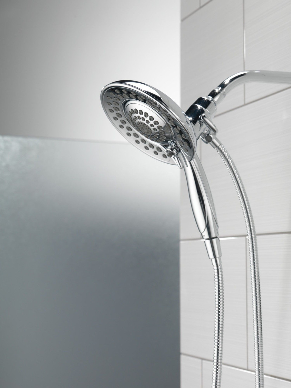 58569-PR-PK Universal Showering Components In2ition 5-Setting Two-In-One Shower, Lumicoat Chrome