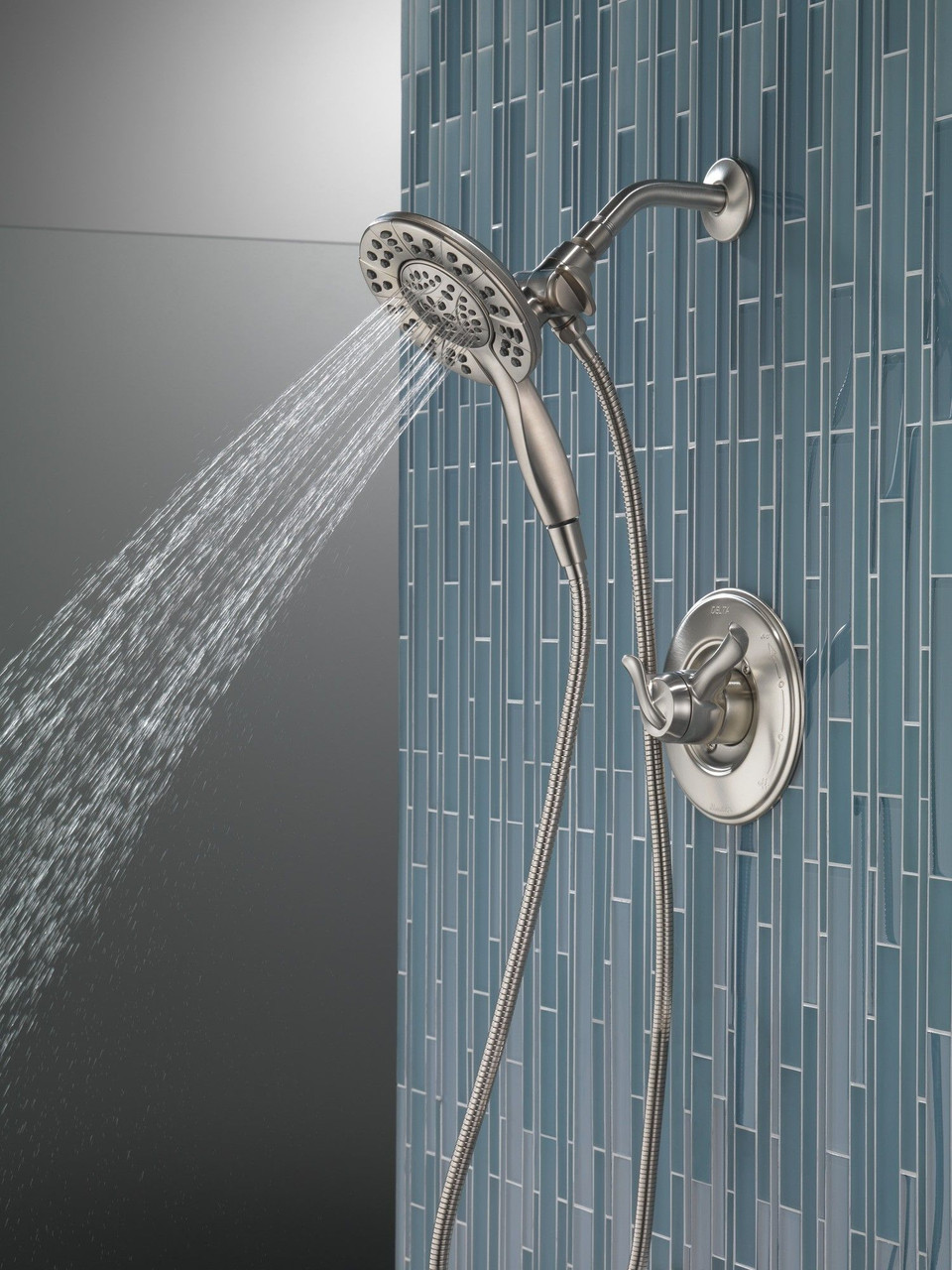Delta 58499-SS Universal Showering Components In2ition HSSH 1.75 GPM 4-Setting, Stainless