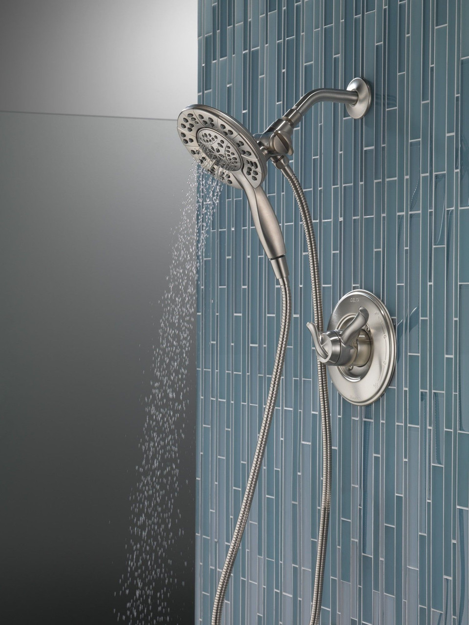 58499-SS Universal Showering Components In2ition HSSH 1.75 GPM 4-Setting, Stainless