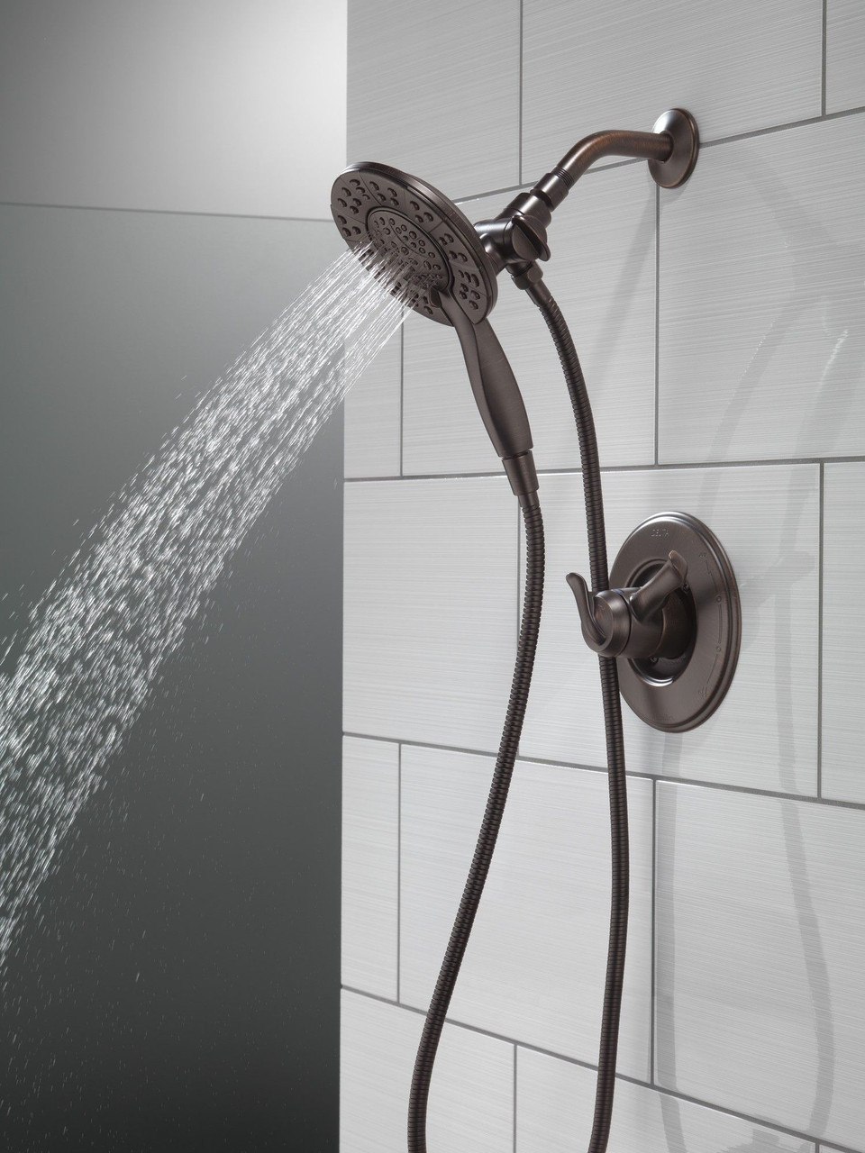 Delta 58499-RB Universal Showering Components In2ition HSSH 1.75 GPM 4-Setting, Venetian Bronze