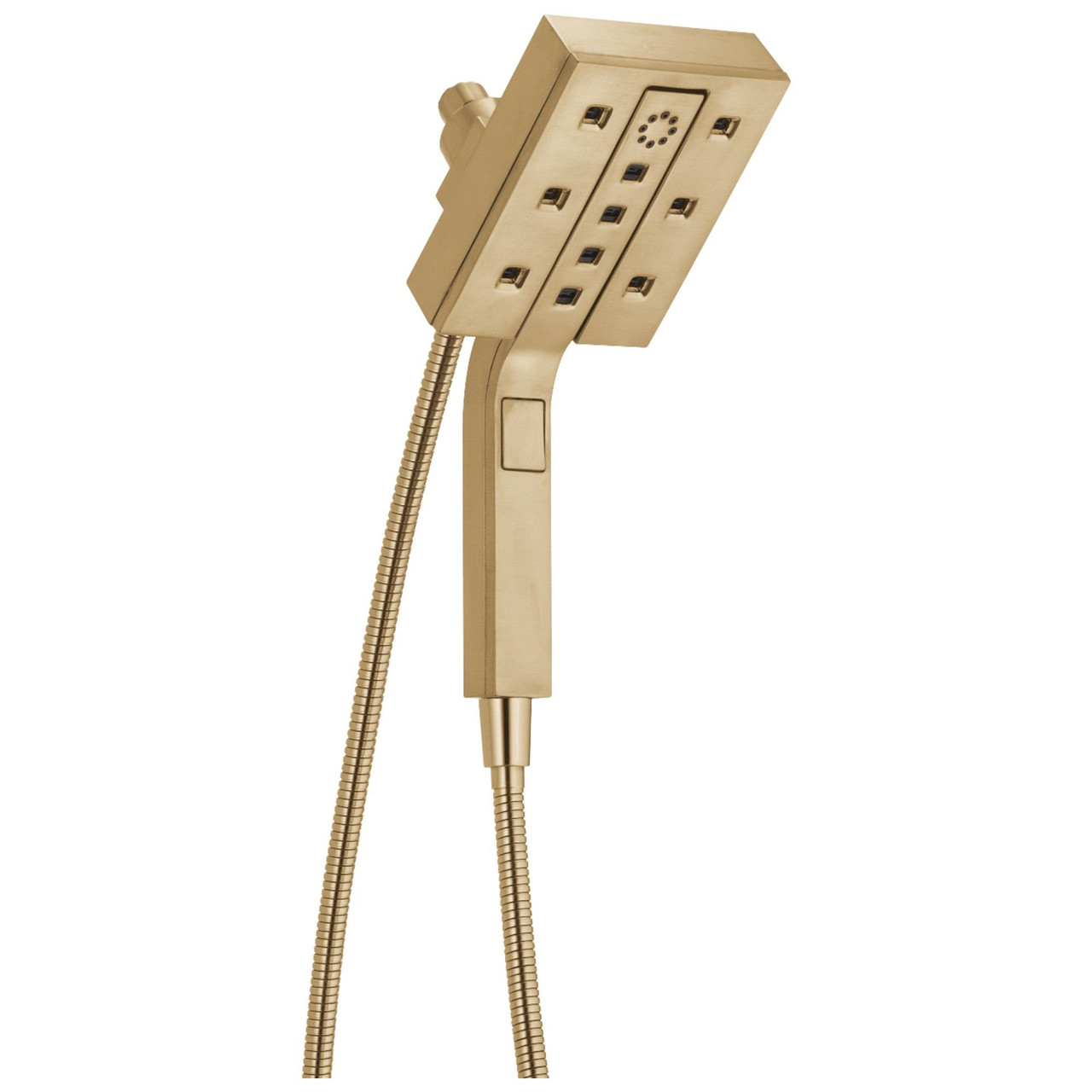 Delta 58473-CZ-PR25 Universal Showering Components H2Okinetic In2ition 4-Setting Two-In-One Shower, Lumicoat Champagne Bronze