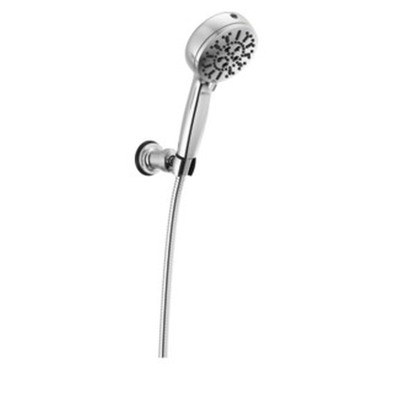 Delta 55884-PR Universal Showering Components 7-Setting Wall Mount Hand Shower with Cleaning Spray, Lumicoat Chrome