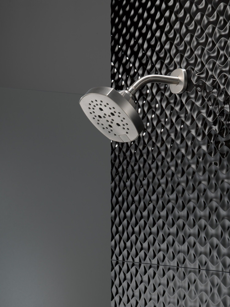 Delta 52663-SS Universal Showering Components 5-Setting H2Okinetic Shower Head, Stainless