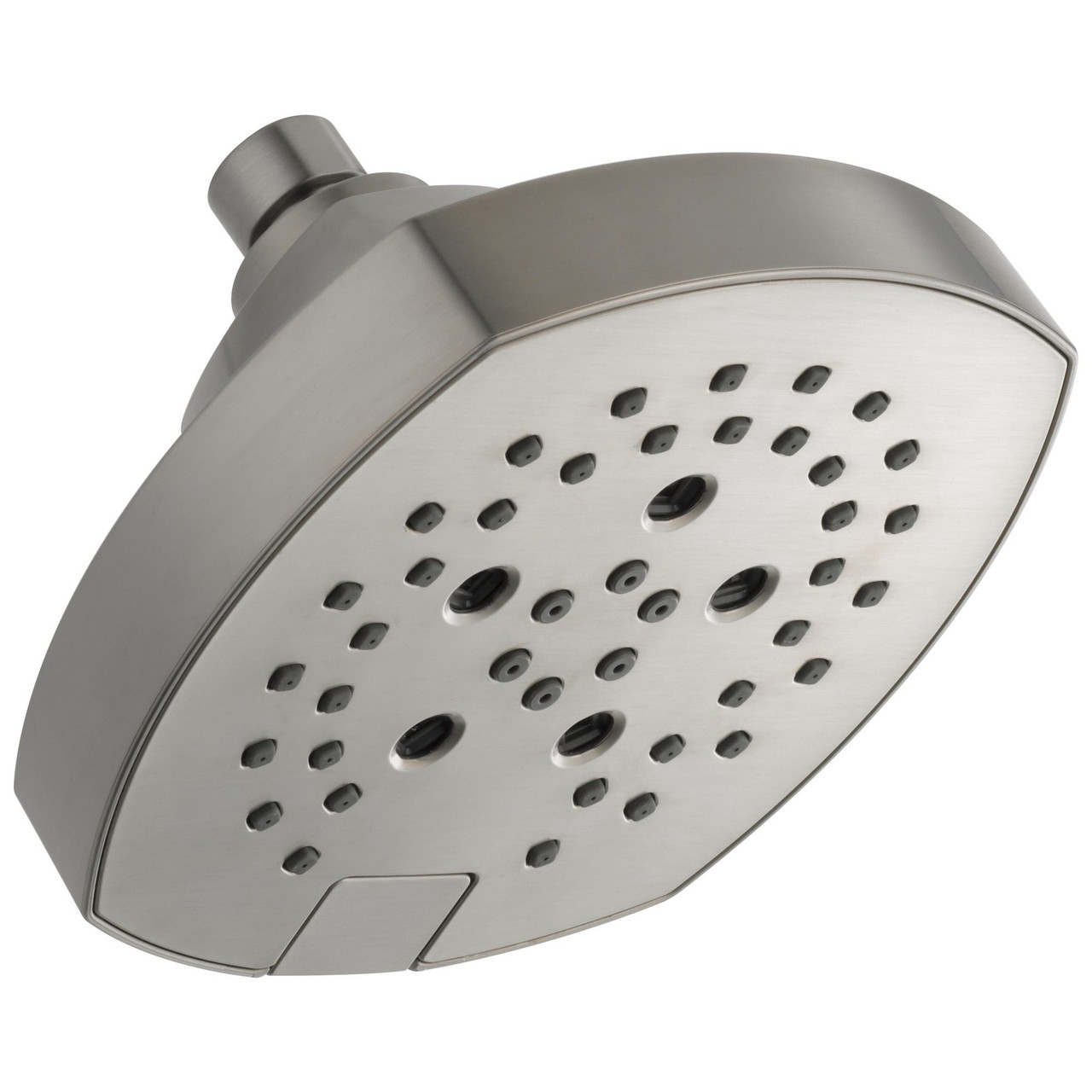 52663-SS Universal Showering Components 5-Setting H2Okinetic Shower Head, Stainless