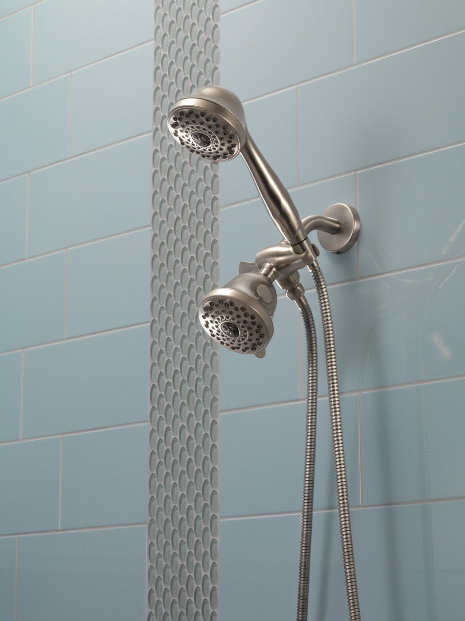 Delta 52626-SS-PK Universal Showering Components Premium 7-Setting Shower Head, Stainless