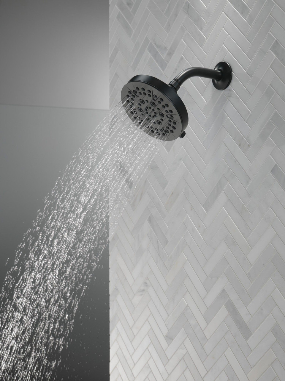 Delta 52535-BL Universal Showering Components 5-Setting Showerhead, Matte Black
