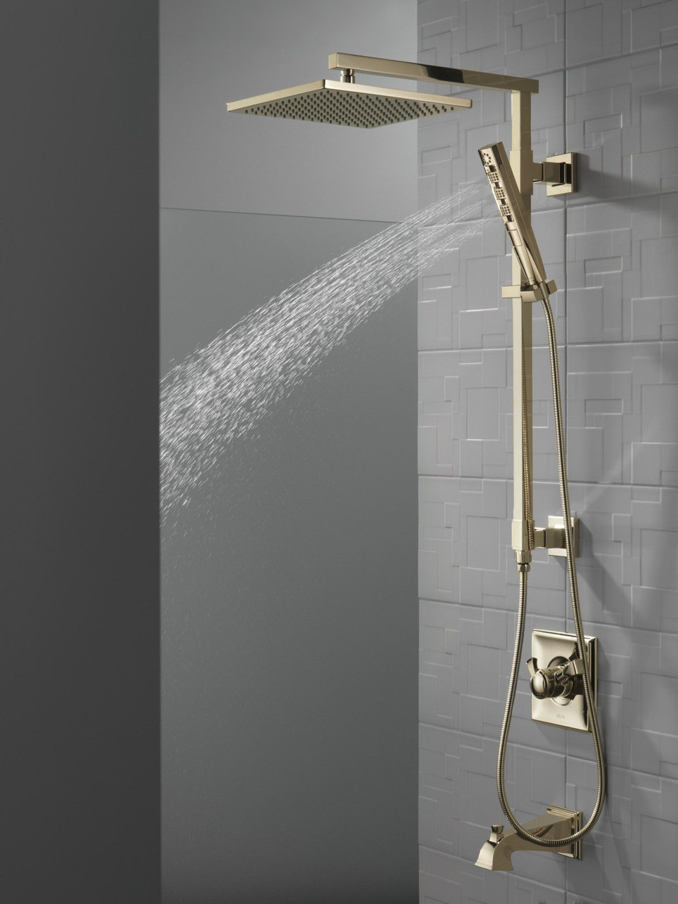 52159-PN-PR Universal Showering Components Single-Setting Metal Raincan Shower Head, Lumicoat Polished Nickel