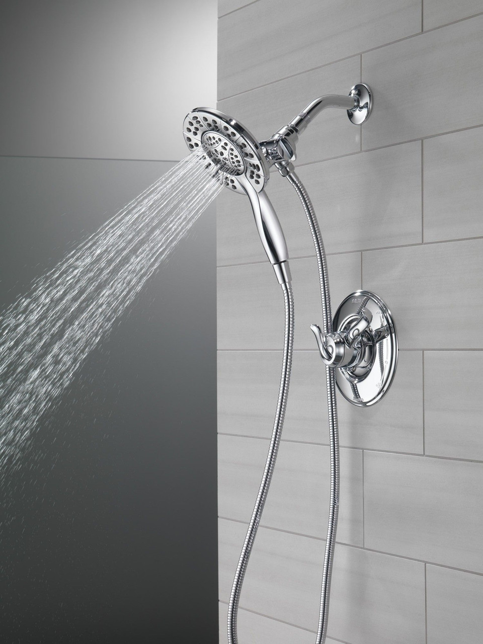 Delta 58499Universal Showering Components In2ition HSSH 1.75 GPM 4-Setting, Chrome