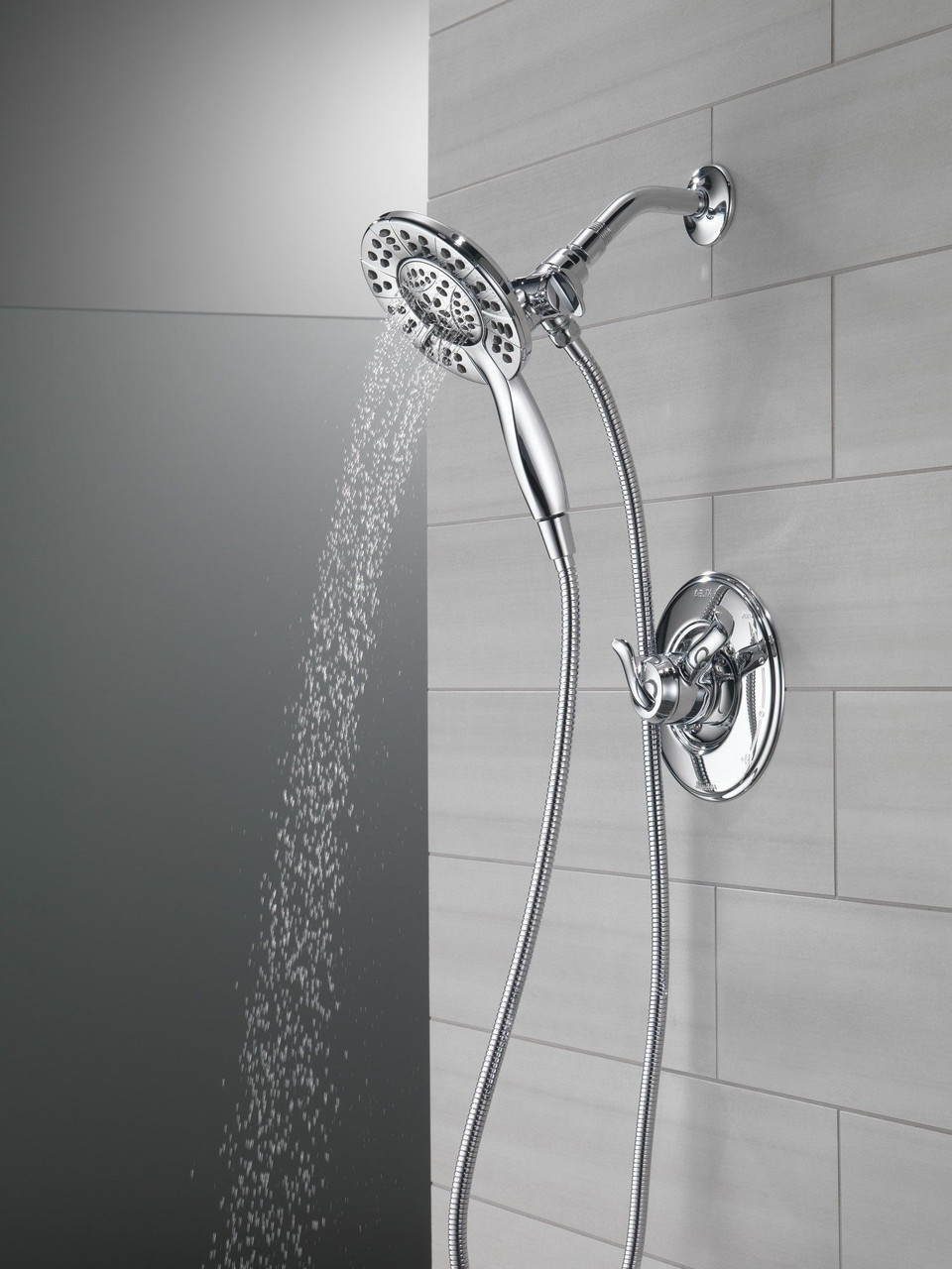 Delta 58499Universal Showering Components In2ition HSSH 1.75 GPM 4-Setting, Chrome