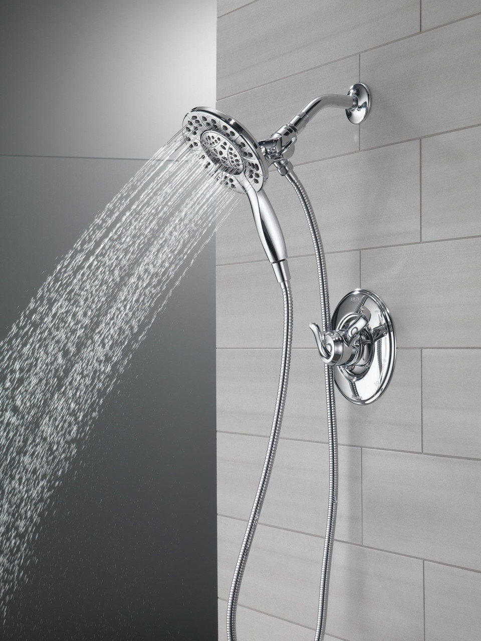 Delta 58499Universal Showering Components In2ition HSSH 1.75 GPM 4-Setting, Chrome