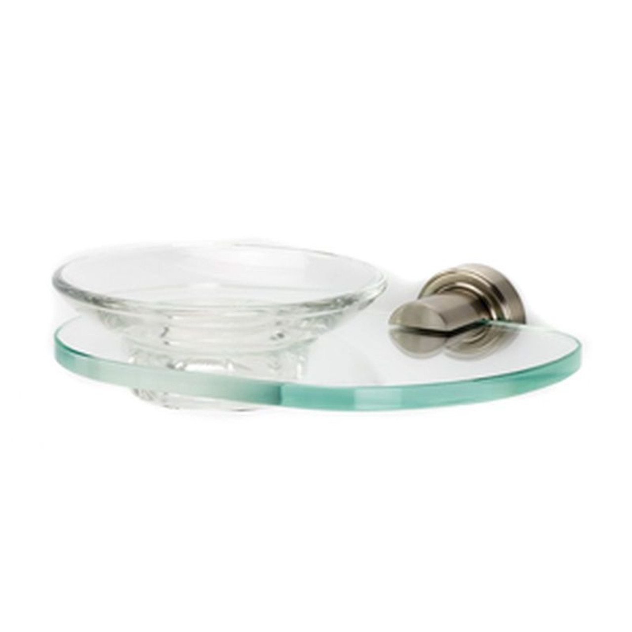 Alno Infinity A8730-SN Modern Soap Dish 6-11/16-in in Satin Nickel