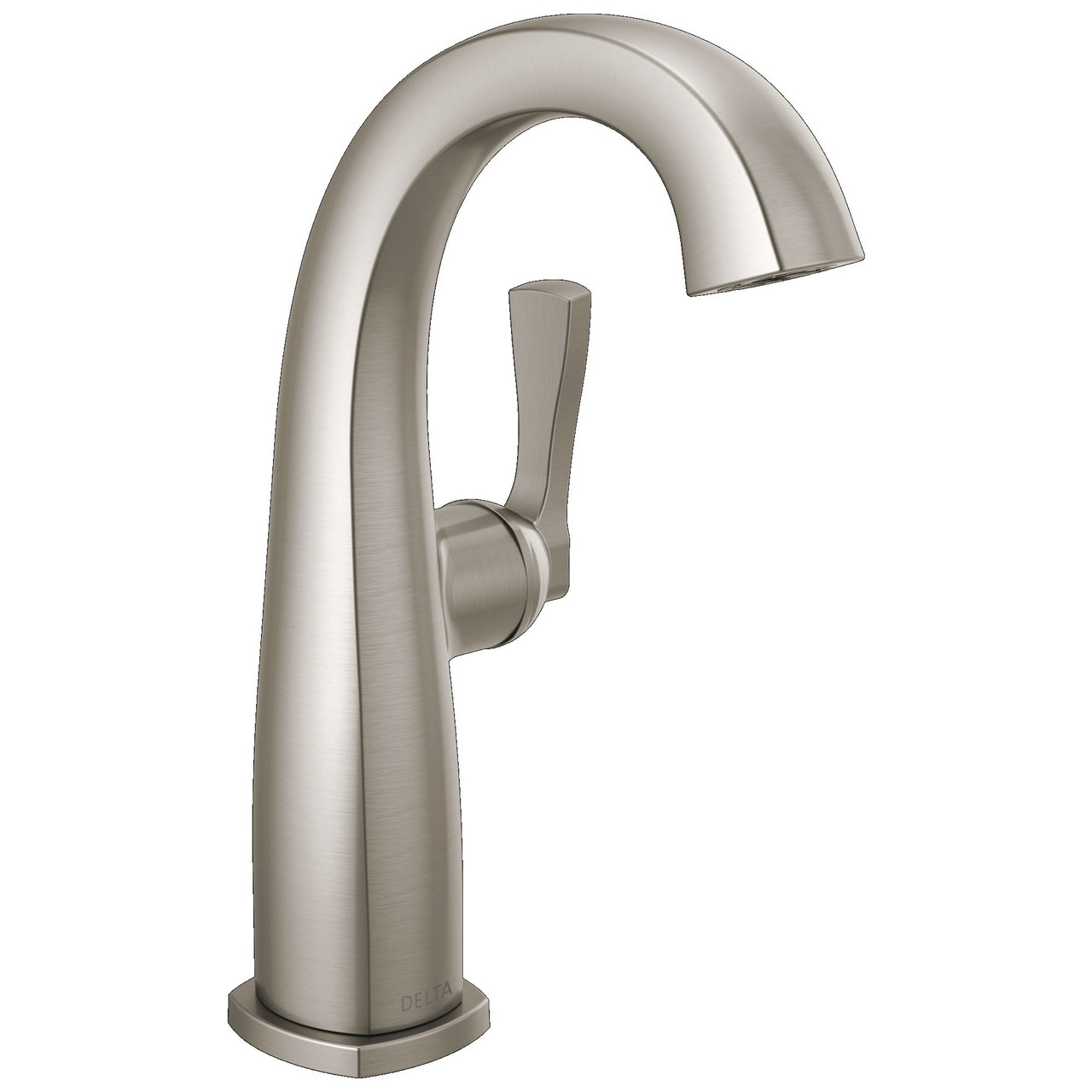 677-SS-PR-DST Stryke 6.63-in x 4.31-in x 9.50-in Single Handle Mid-Height Bathroom Faucet, Lumicoat Stainless