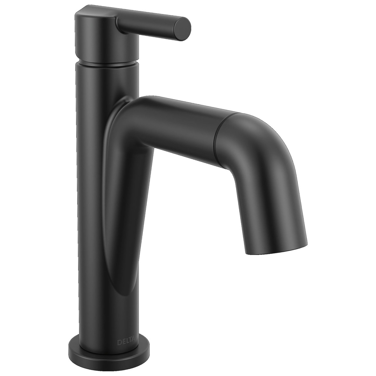 Delta 15849LF-BLPD Nicoli 7.31-in x 6.06-in x 8.63-in Single Handle Pull-Donw Bathroom Faucet, Matte Black