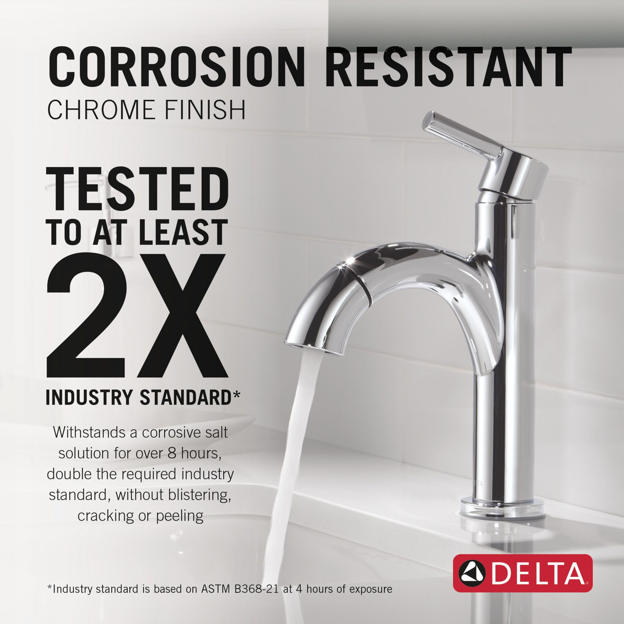 Delta 15749LF-PD Nicoli 6.81-in x 6.06-in x 8.75-in Single Handle Pull-Down Bathroom Faucet, Chrome