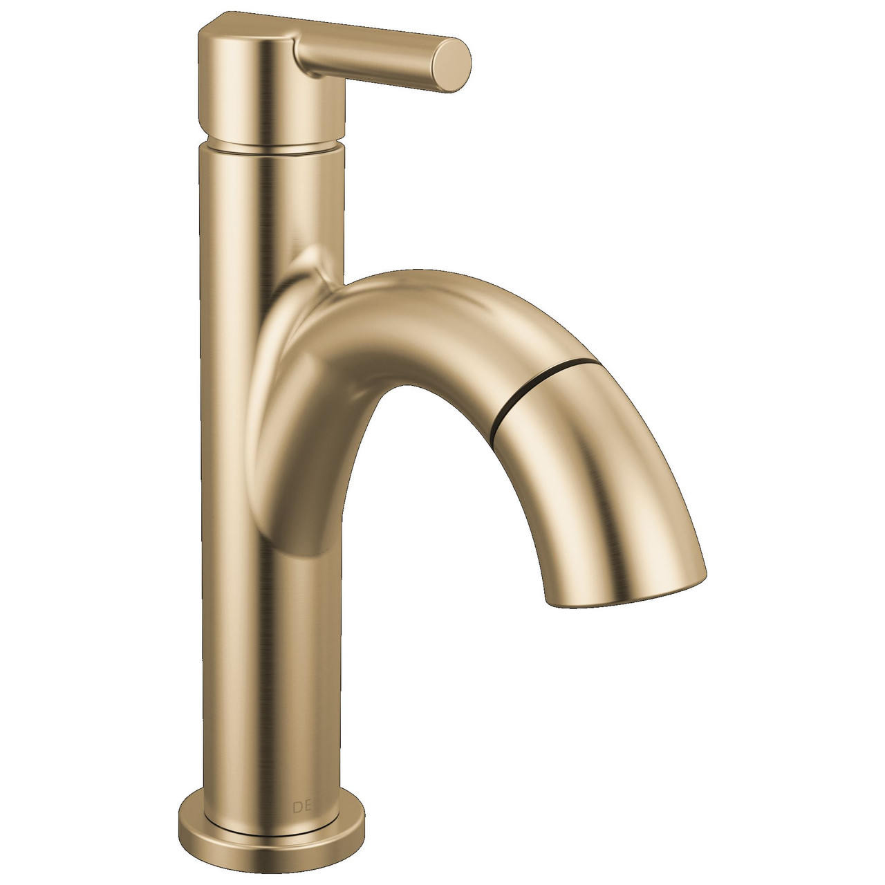 Delta 15749LF-CZPD Nicoli 6.81-in x 6.06-in x 8.75-in Single Handle Pull-Down Bathroom Faucet, Champagne Bronze