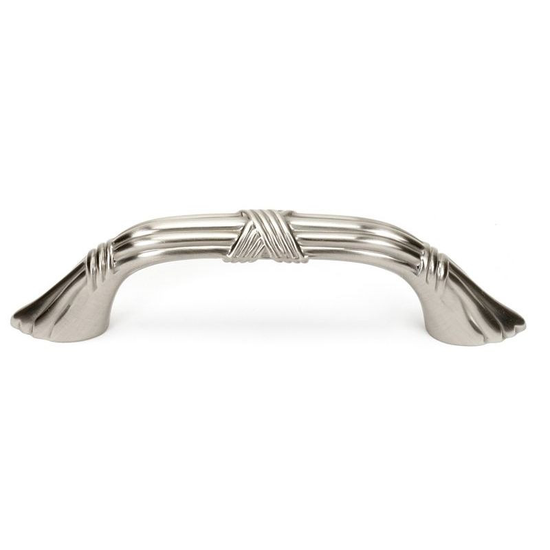 Alno Ribbon & Reed A881-3-SN Pull Traditional in Satin Nickel