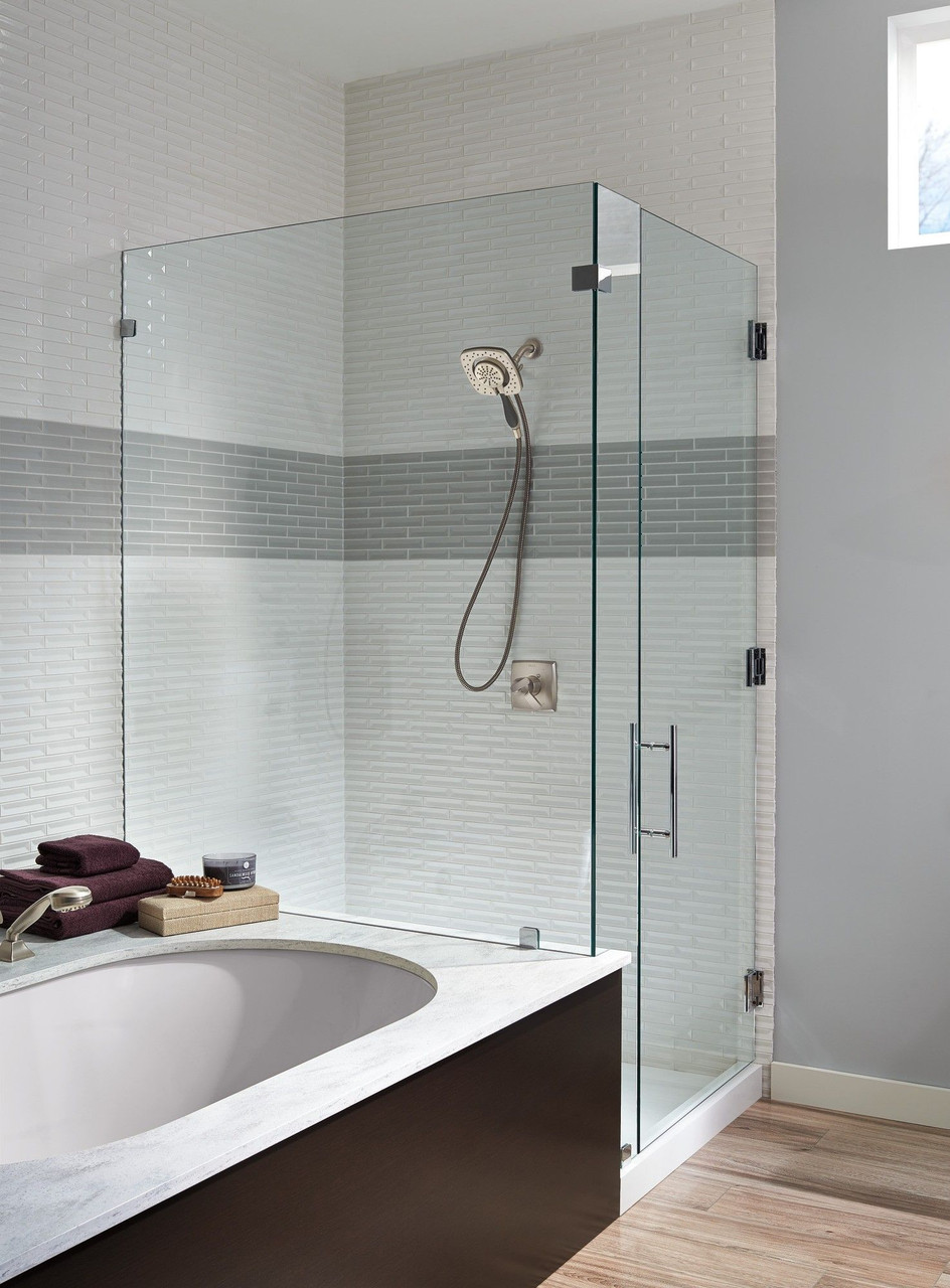 T4764-SS Ashlyn Delta Ashlyn Roman Tub with Hand Shower Trim, Stainless