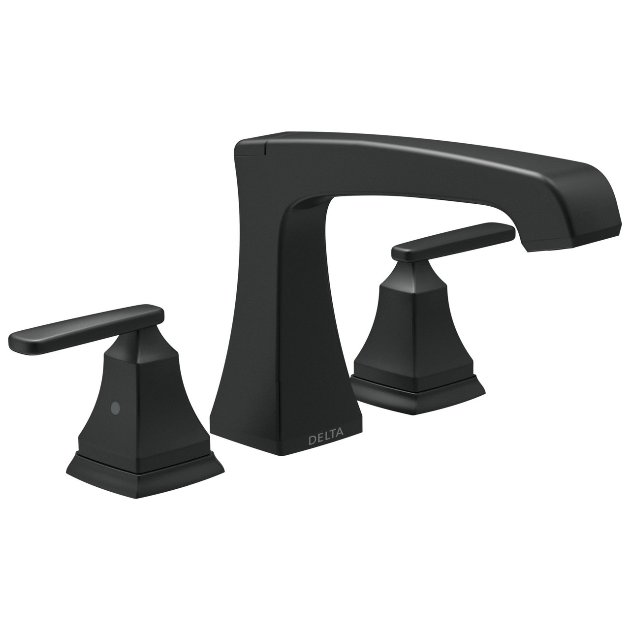 T2764-BL Ashlyn Delta Ashlyn Roman Tub Trim, Matte Black