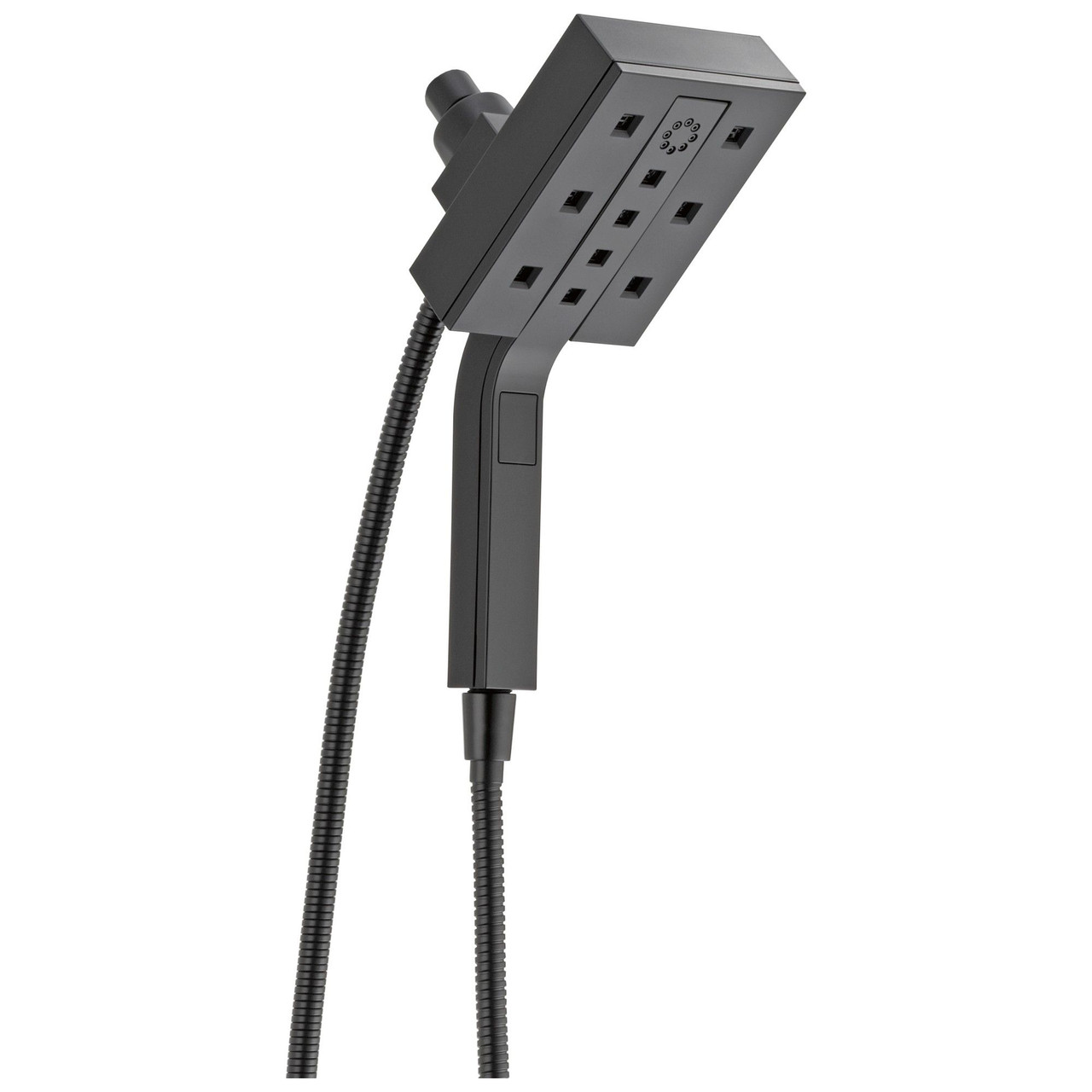Delta 58473-BL Universal Showering Components H2Okinetic In2ition 4-Setting Two-in-One Shower, Matte Black