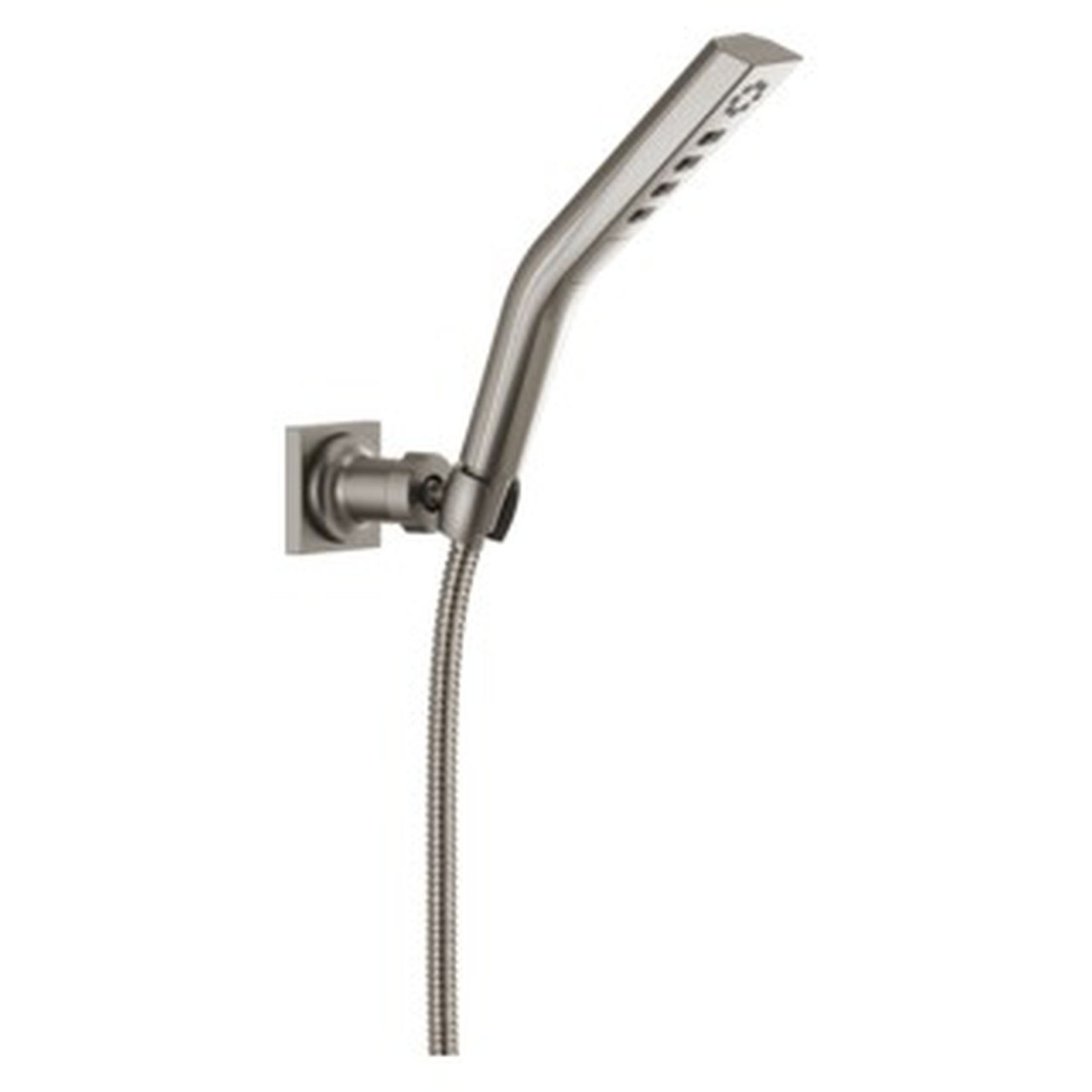 55799-SS-PR Universal Showering Components H2Okinetic 3-Setting Wall Mount Hand Shower, Lumicoat Stainless