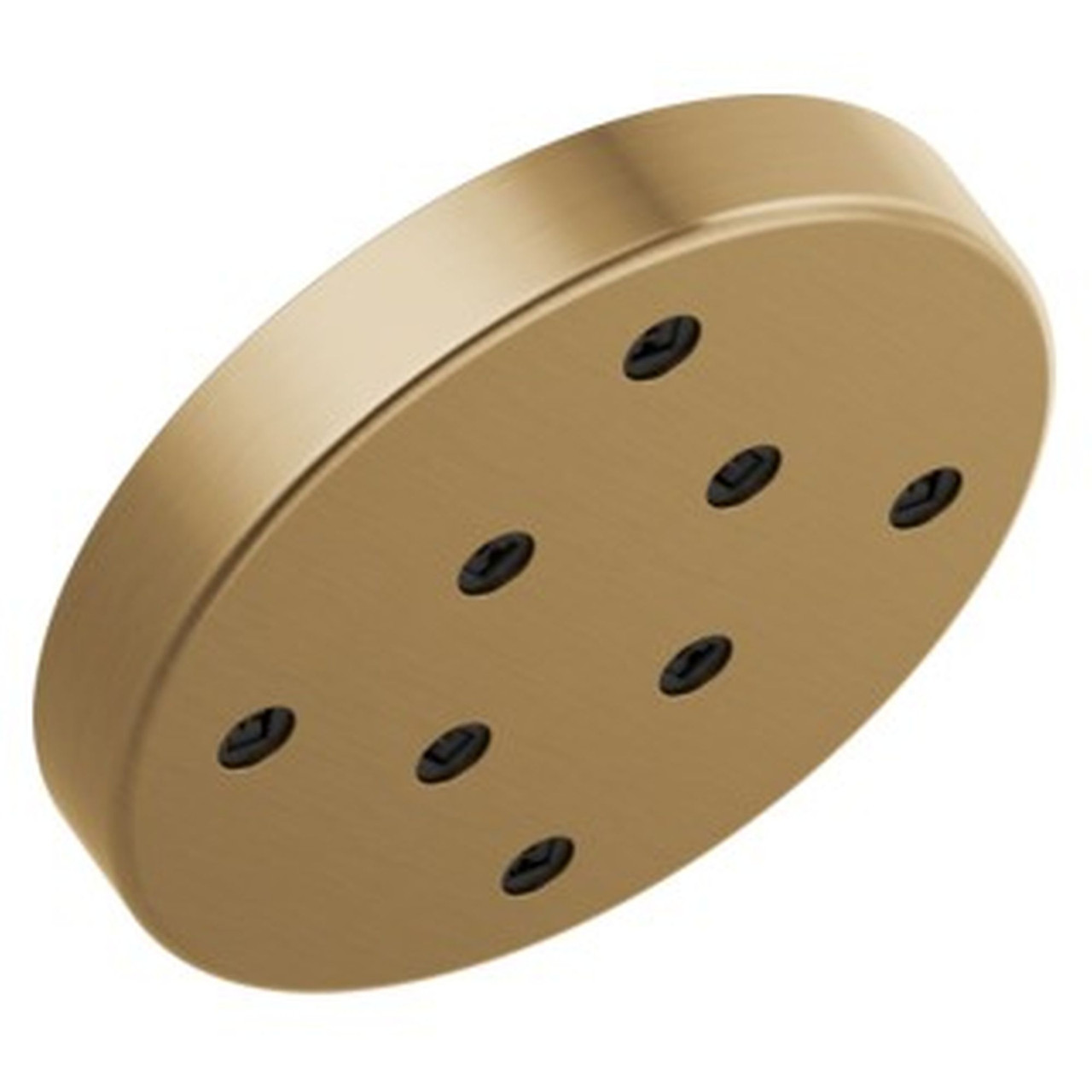 52175-CZ-PR Universal Showering Components H2Okinetic Single-Setting Metal Raincan Shower Head, Lumicoat Champagne Bronze