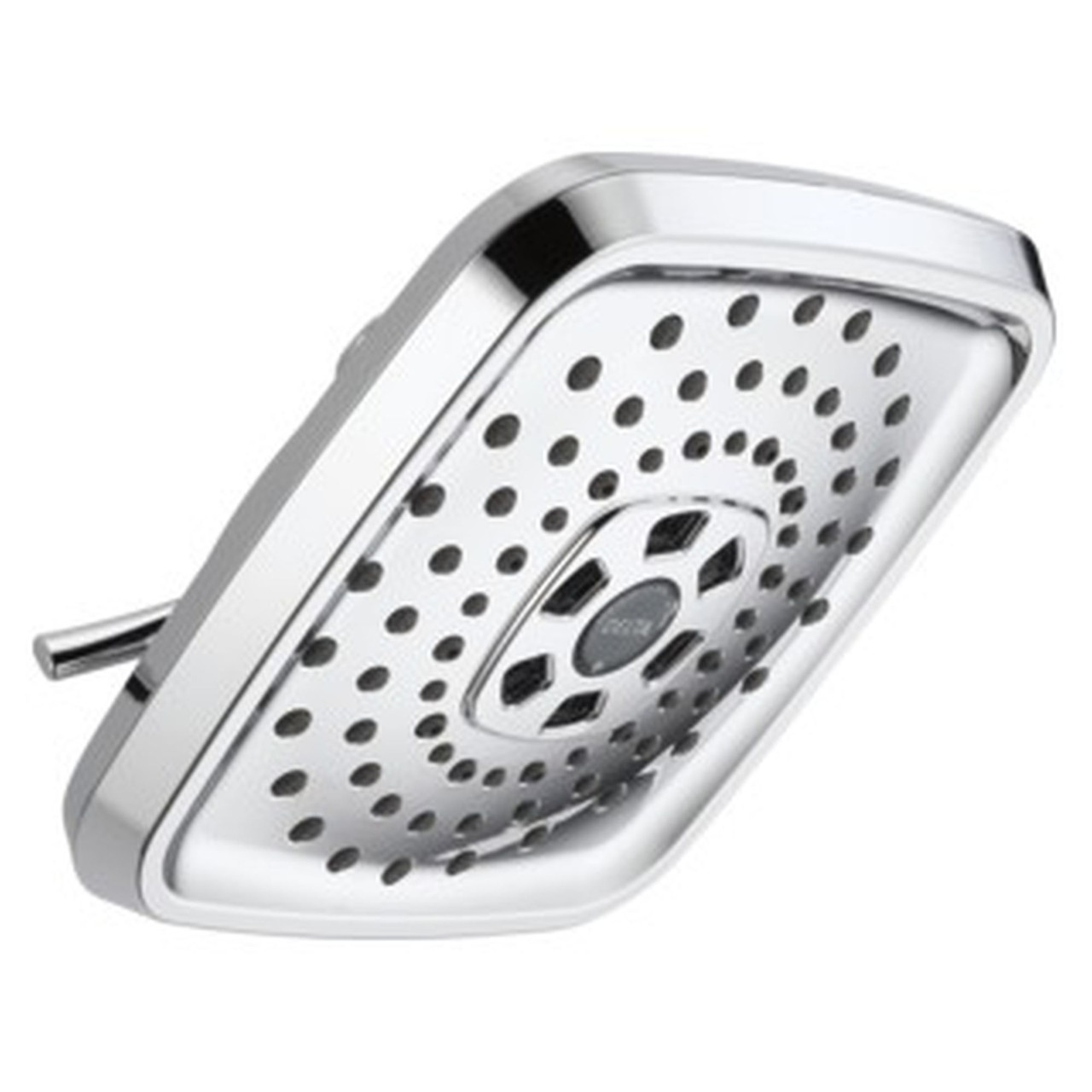 52690Universal Showering Components H2Okinetic 3-Setting Raincan Shower Head, Chrome