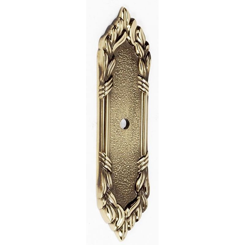 Backplate Traditional 4-1/4-in in Polished Antique