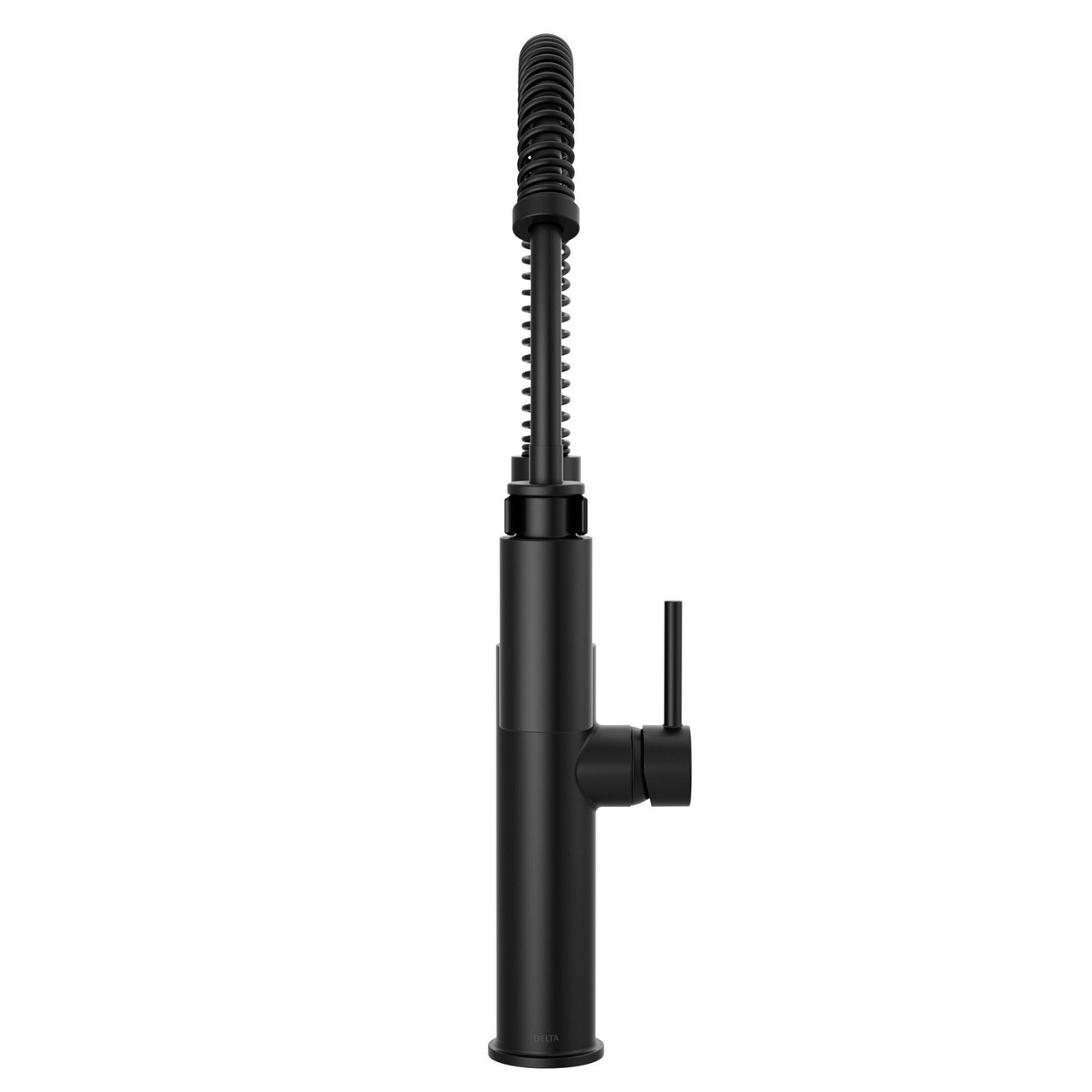 Delta 18803-BL-DST Antoni Single Handle Pull Down Spring Kitchen Faucet, Matte Black