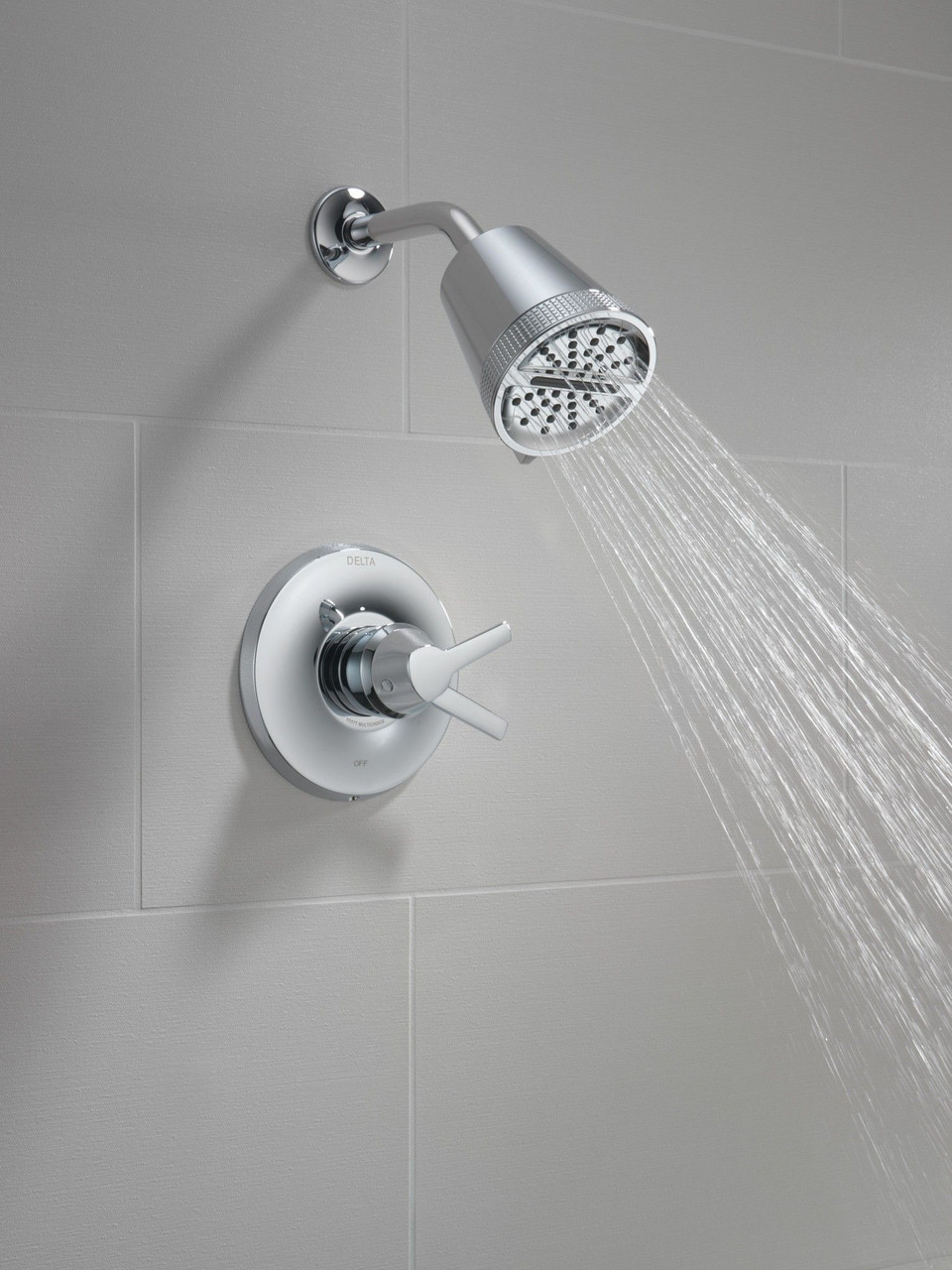 T17271-PR Galeon 17 Series Shower Trim with Cylinder SH, Lumicoat Chrome