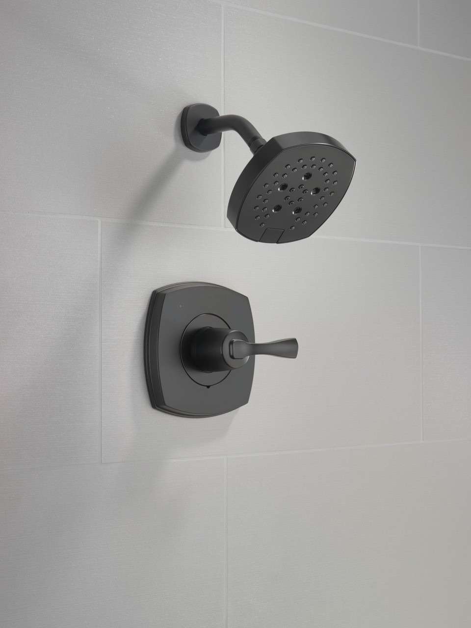 T14276-BL Stryke 14 Series Shower Only, Matte Black