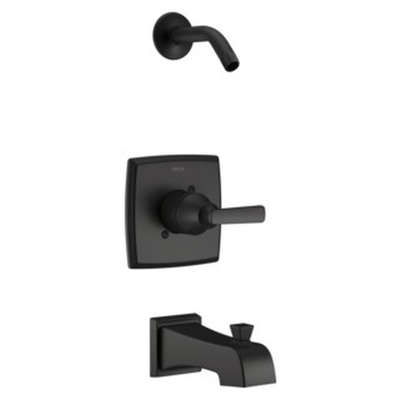 T14464-BLLHD Ashlyn Monitor 14 Series Tub and Shower Trim Less Head, Matte Black