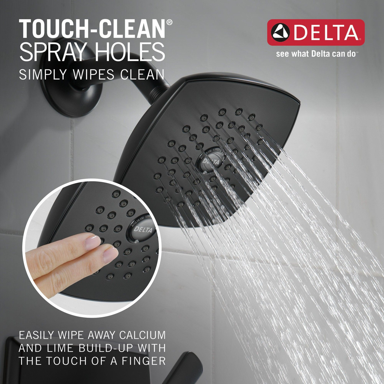 T14464-BL Ashlyn Monitor 14 Series Tub and Shower Trim, Matte Black