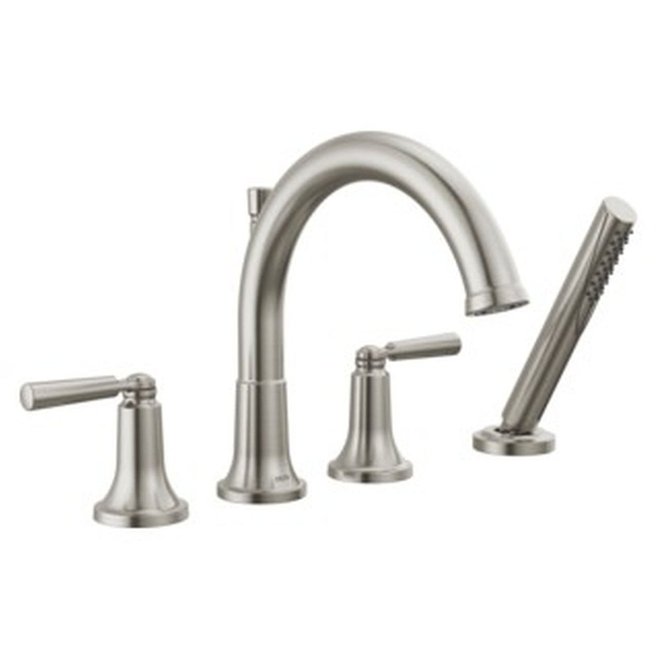 T4735-SS SAYLOR Delta SAYLOR Roman Tub Trim with Hand Shower, Stainless