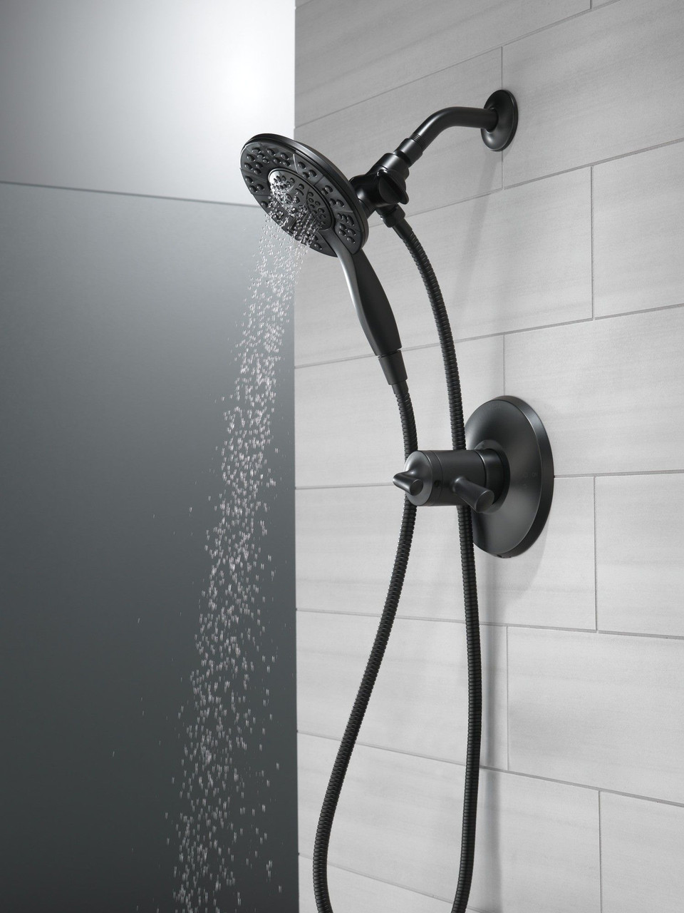 58499-BL Universal Showering Components In2ition HSSH 1.75 GPM 4-Setting, Matte Black