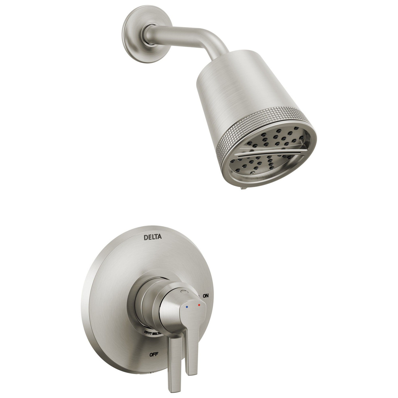 T17271-SS-PR Galeon 17 Series Shower Trim with Cylinder SH, Lumicoat Stainless