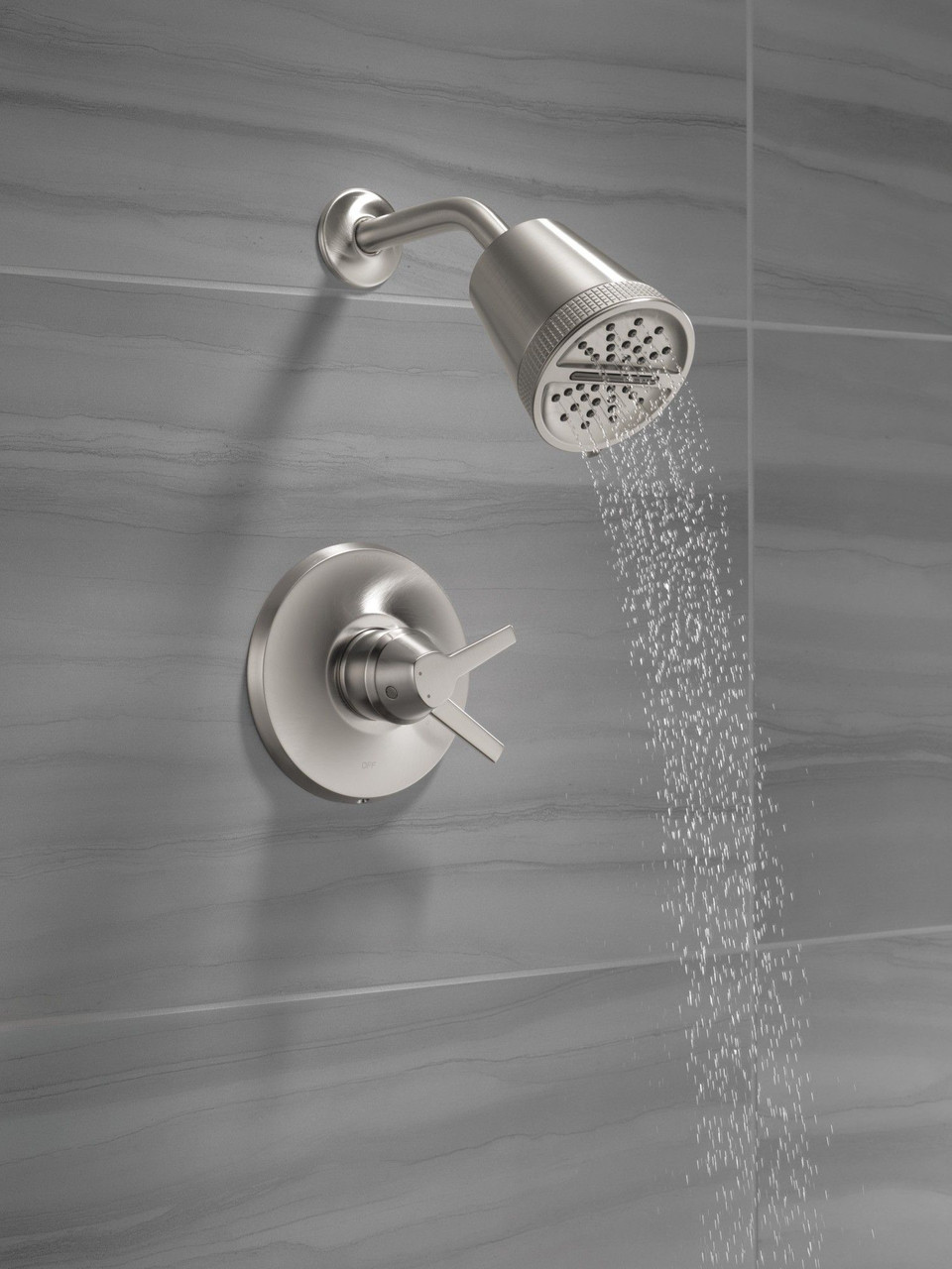 T17271-SS-PR Galeon 17 Series Shower Trim with Cylinder SH, Lumicoat Stainless
