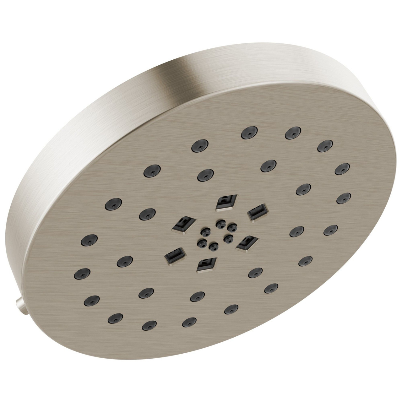 Delta 52488-SS-PR Universal Showering Components H2Okinetic 4-Setting Shower Head with UltraSoak, Lumicoat Stainless