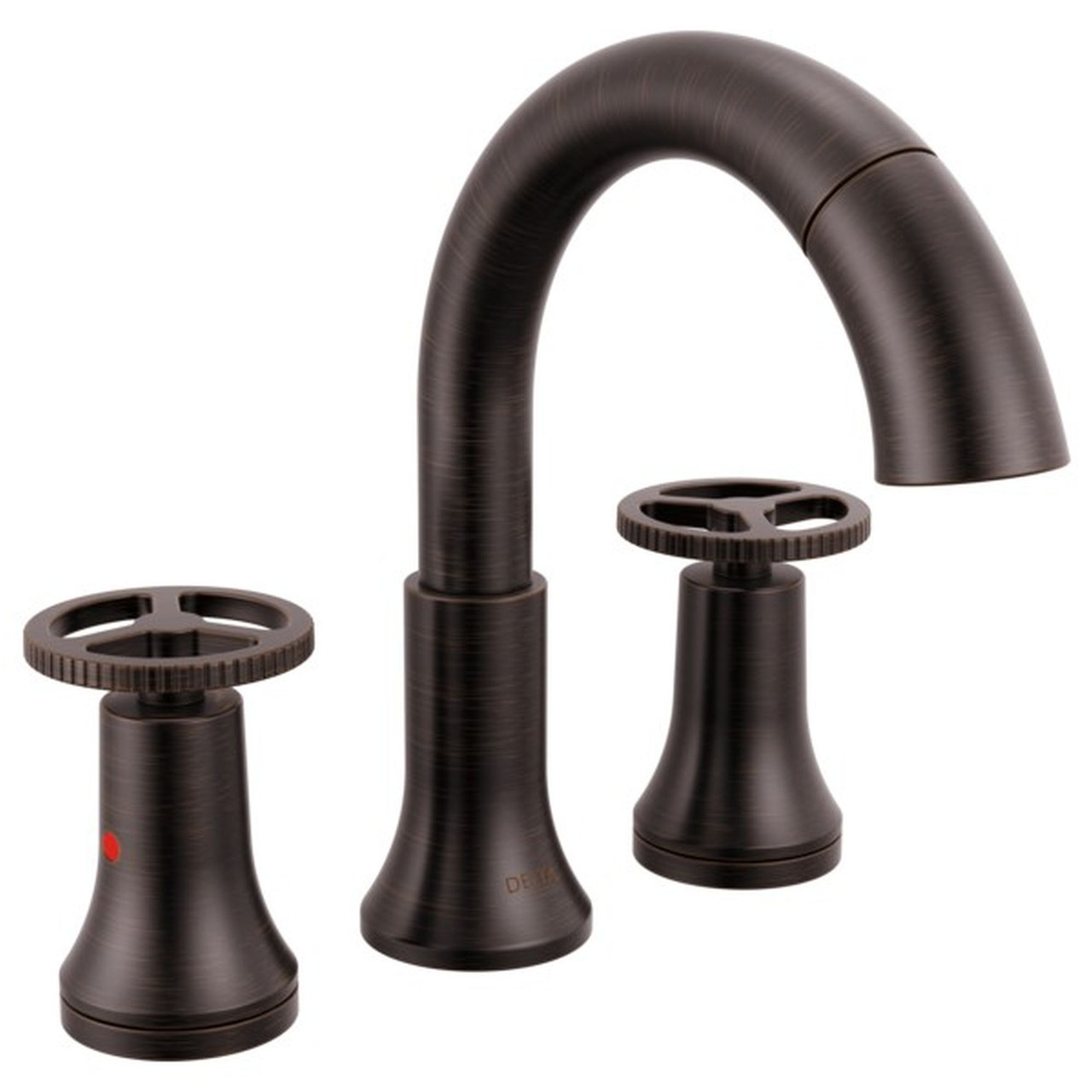 Delta 3558-RBPD-DST Trinsic Two Handle Widespread Pull Down Bathroom Faucet, Venetian Bronze