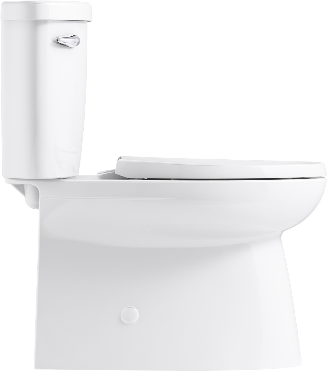 Brella Skirted Elongated 2PC Toilet, In White Brella Skirted Elongated 2PC Toilet, In White
