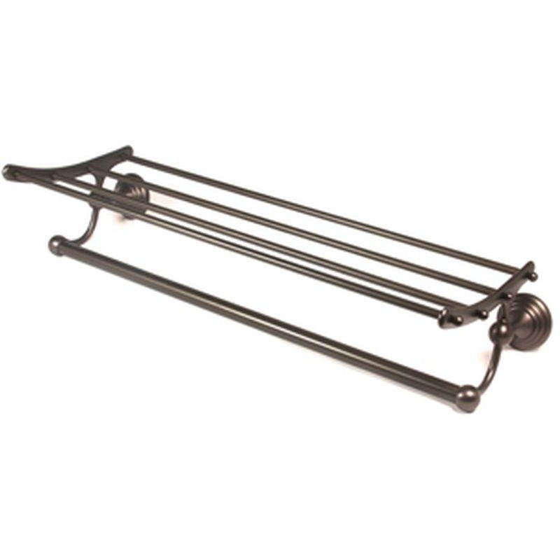 Towel Rack Traditional in Chocolate Bronze