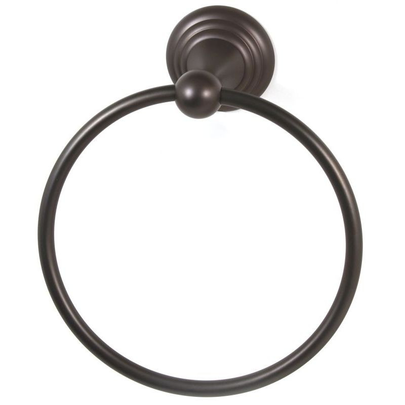 Towel Ring Traditional 7-in in Chocolate Bronze