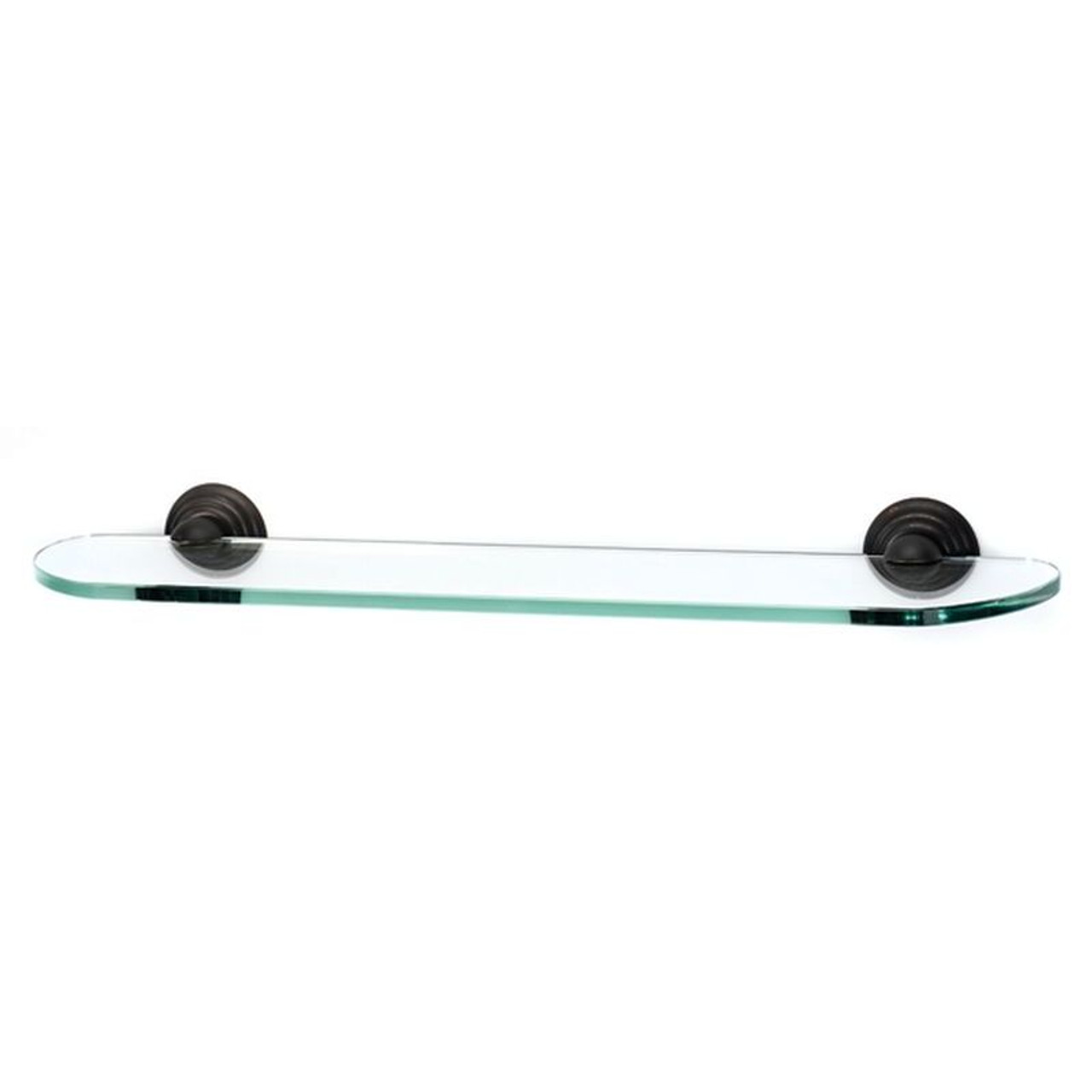 Alno Embassy A9050-24-BARC 24-in Glass Shelf with Brackets Traditional in Barcelona