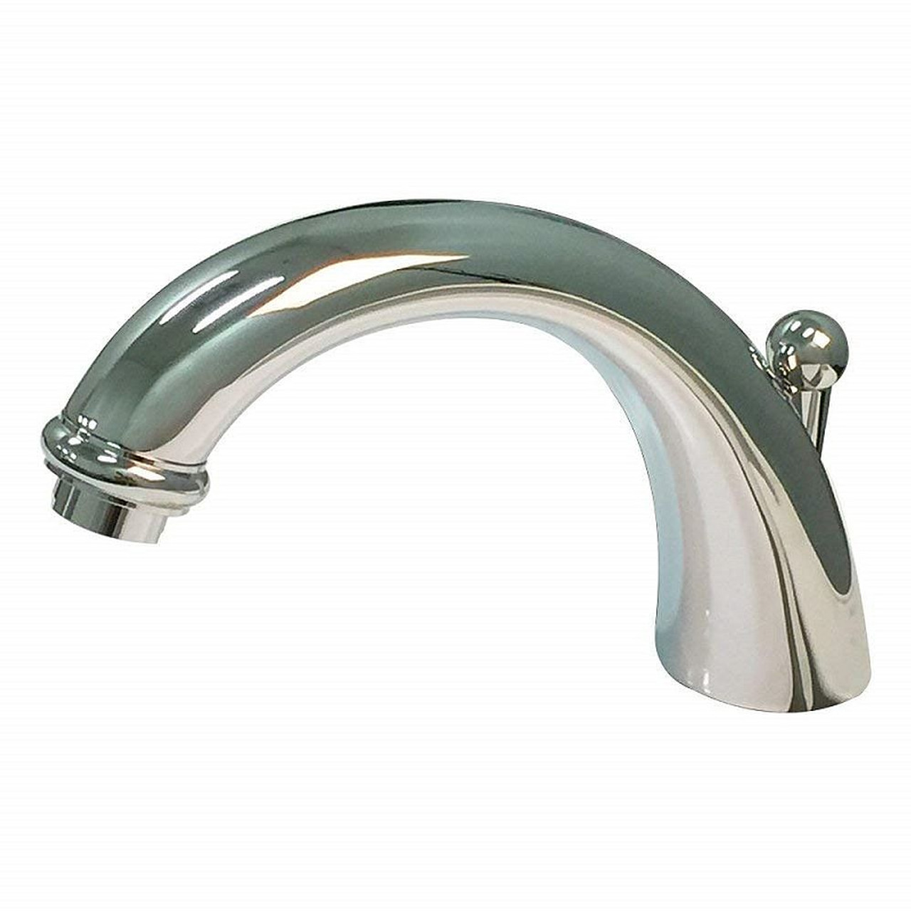 3-Hole Mixer Spout without Diverter in Polished Chrome 3-Hole Mixer Spout without Diverter in Polished Chrome